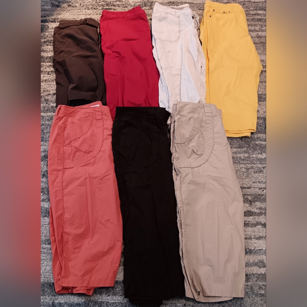 Assorted Women's Casual Capri Bundle - Multi Colo… - image 1